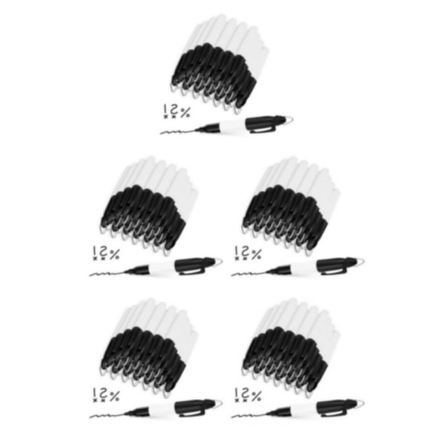 Shengyu 24pieces Odorless Permanent Markers For Safe And Hypoallergenic Writing Mini Permanent Markers 5Set