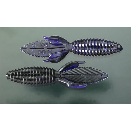 Reaction SMB-100 Smallie Beaver Creature Bait 3 1/2 Black Light