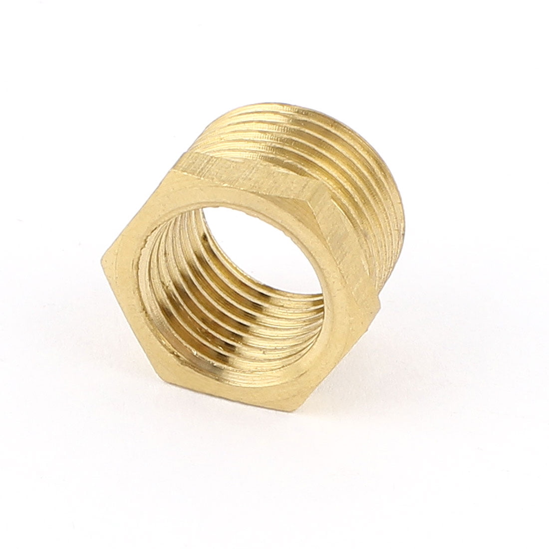 New Brass Pipe Water Gas Reducer Hex Bushing Fitting 3 8bsp Male X 1 4bsp Female