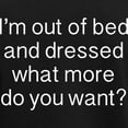 thumbnail image 3 of CafePress - What More Do You Want ? Women's Dark Pajamas - Women's Short Sleeve Print T-Shirt and Pants Dark Cotton Pajama Set, 3 of 7