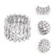 thumbnail image 4 of 1 pieza de pulsera de doble propósito, anillo elástico femenino, pulsera de plata, joyería de mano, 4 of 7