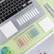 thumbnail image 2 of Transparent Sticky Tabs for Books, 500 Repositionable Page Markers with Morandi Colors & Clear Labels, 2 of 5