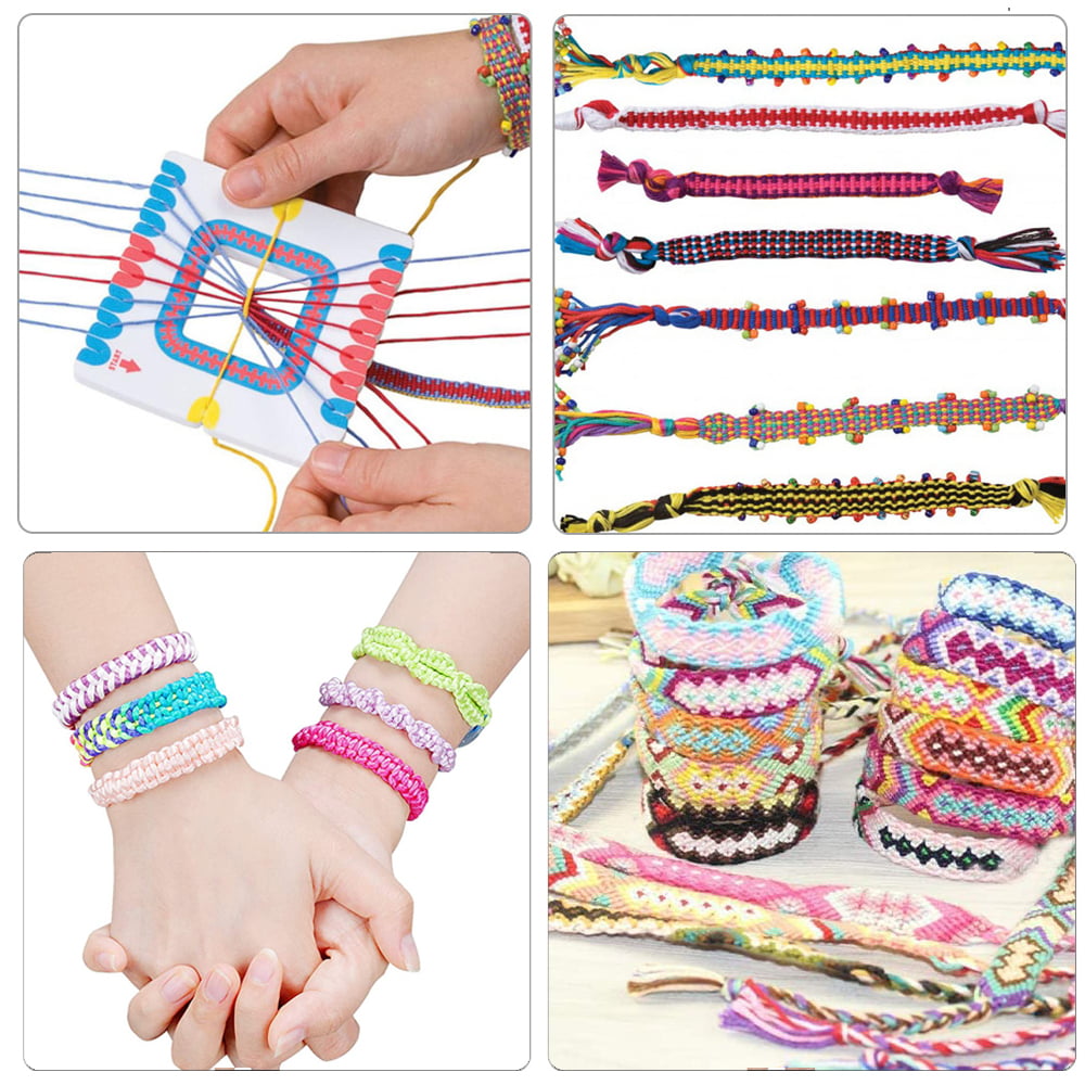 16 strings, 4 colors | Friendship bracelet patterns, Diy friendship  bracelets patterns, Bracelet patterns