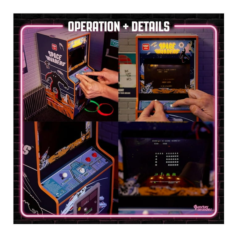 アート・デザイン・音楽 The Collector's Cabinet and Miniature Numskull Quarter Arcades Quarter-Sized Space Invaders