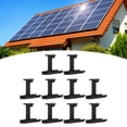 thumbnail image 4 of Solar Panel Water Drain Clip, 10PCS PV Panel Water Guide Clamp Easy To Install Heat Resistant Compact Dustproof  For Outdoor 3.5cm / 1.4in, 4 of 8