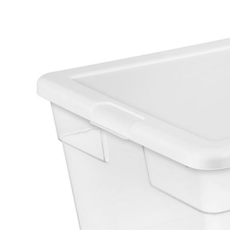 Sterilite 56 Quart Clear Plastic Storage Container Box and Latching Lid, 16  Pack, 16pk - Fry's Food Stores