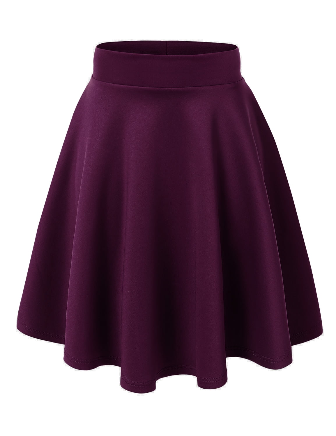 MBJ WB829 Womens Flirty Flare Skirt XS RED - Walmart.com