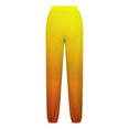 thumbnail image 4 of WXLWZYWL Women's Loose Sweatpants Cinch Bottom Comfortable Fleece High-Waisted Gradient Jogging Pants Gym Athletic Fit Lounge Trousers, 4 of 5