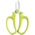 thumbnail image 1 of Tijeras de jardín profesionales con revestimiento con mango cómodo, perfectas para arreglar flores, herramienta de poda de plantas de jardín, tijeras florales, color verde, 1 of 7