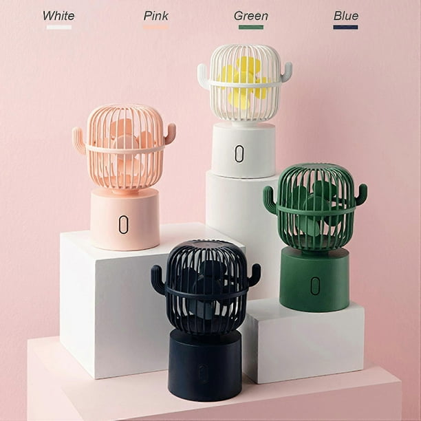 Mini Desk Fan Quiet 3 Speed Portable Fan Personal Handheld Rotation Fan ...