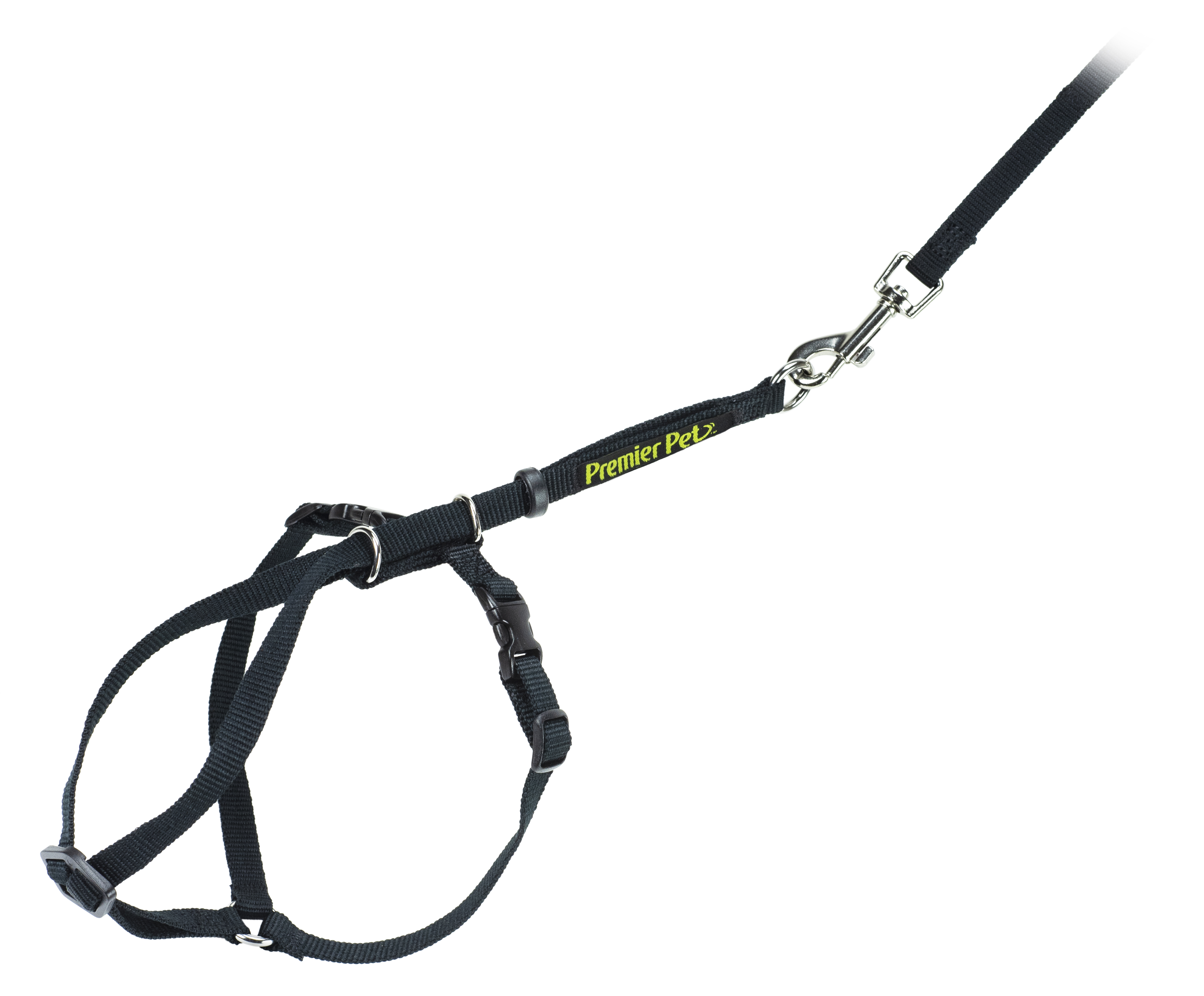 Premier Pet Cat Harness & Leash for Large Cats, Black