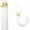 Gold,golden,white, variant on 18 Pieces 2026 Graduation Tassel Charm for Graduation Cap Academic Hat Tassels with 2026 Year Gold Date Pendants Memorial for Ceremonies Parties(White)