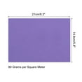 thumbnail image 2 of Uxcell 50 Sheets Colored Copy Paper 8.3 Inch Dark Purple for Office Printing, 2 of 7
