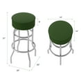 thumbnail image 2 of Trademark Commerce----- 1000-GREEN High Grade Green Padded Bar Stool with Adjustable Levelers, 2 of 5
