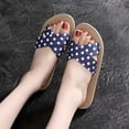 thumbnail image 5 of 2025 Clearance! Clearance under $5 asdoklhq Women's Slippers,Summer Ladies Slippers Polka Dot Polka Dot Holiday Beach Shoes, 5 of 9
