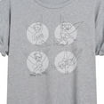 thumbnail image 3 of Tinker Bell - Tinker Bell Pose Grid - Juniors Ideal Flowy Muscle T-Shirt, 3 of 5