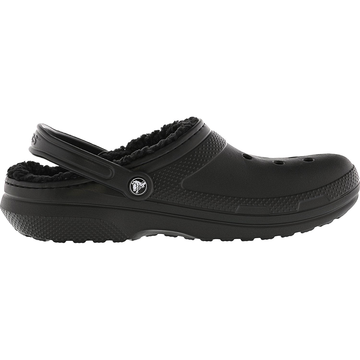 lined rubber clogs