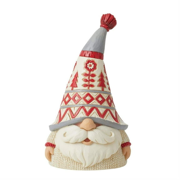 Jim Shore Sweater Weather - One Figurine 6.0 Inch, Resin - Nordic Noel Gnome Christmas 6012952