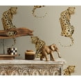 thumbnail image 2 of Daisy Bennett DB20205 20.5 x 216 in. Leopard King Peel & Stick Wallpaper, Pale Oak, 2 of 9