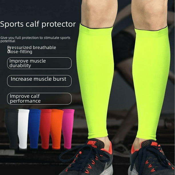 Conjunto de medias para correr, baloncesto, maratón, protector de pantorrillas para deportes al aire libre para hombre, finas y transpirables