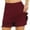 Red, variant on Baywell Women's Basic Double-Layer Simple Stretchy Tube Pencil Mini Skirt, Ease Into Comfort Above The Knee Pencil Skirt, Black, 2XL
