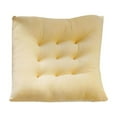 thumbnail image 2 of Cojín de Silla de Felpa de Algodón y Lino de 40 X 40 Cm | Cojín Ergonómico Suave con Correas Antideslizantes | Cojín para Taburete de Estudiante, Oficina, Aula, Comodidad Durante Largos Periodos de T, 2 of 6