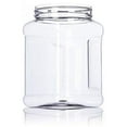 thumbnail image 4 of Pride Of India PET Plastic Storage Jar with Cap, 64 oz, 4 of 5