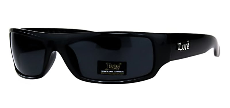 Black Locs Sunglasses Super Dark Lens Mad Doggers Cholo Lowrider OG Gafas Shades 