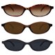thumbnail image 1 of Gafas de Sol Ovaladas Retro GUVIVI para Mujer con Protección UV400, 1 of 9