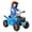 Blue, variant on Costway Kids Ride on ATV 4 Wheeler Quad Toy Car 6V Battery Powered Motorized Toy White