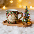 thumbnail image 6 of 4.72in Handcrafted Seaglass Mug, Beautiful Christmas Cup with Iridescent Inlays, Perfect for Festive Drinks and Holiday Gifts, 6 of 7