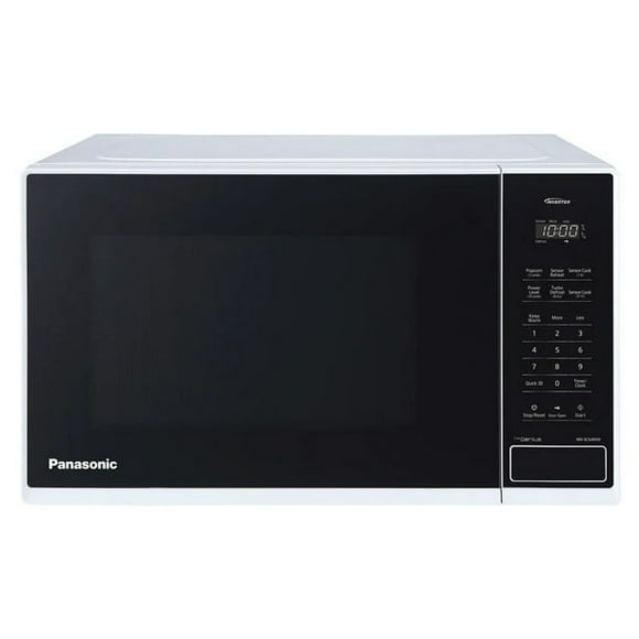 (Open Box) Panasonic 1.3 Cu Ft NNSC64MWC Child Lock Inverter Genius Microwave - White