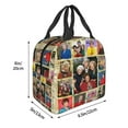 thumbnail image 5 of The Golden Lunch Bag Tote Bag Insulated Lunch Box Picnic Beach Fishing Work, 5 of 7