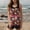 (Fashion 6)Red, variant on Aimik Women's Two-piece Tankini Swimsuits Tank Top and Shorts Sets Beach Bathing Suit Summer Floral Print Casual Modest Swimwear