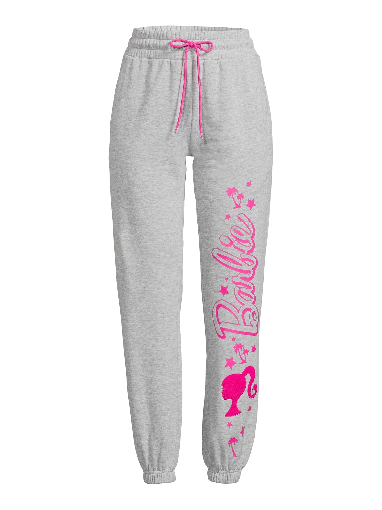 Barbie Juniors’ Graphic Jogger Pants, Sizes XS-XXXL