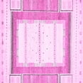thumbnail image 1 of Ahgly Company Indoor Square Solid Pink Modern Area Rugs, 4' Square, 1 of 4