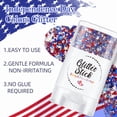 thumbnail image 6 of SDOHIG Patriotic Red White and Blue Body Glitter Stick, Star Spangled Face and Hair Glitter for 4th of July, Independence Day 250th Anniversary Parade, Waterproof Sparkle Makeup Unisex for All Ages, 6 of 8