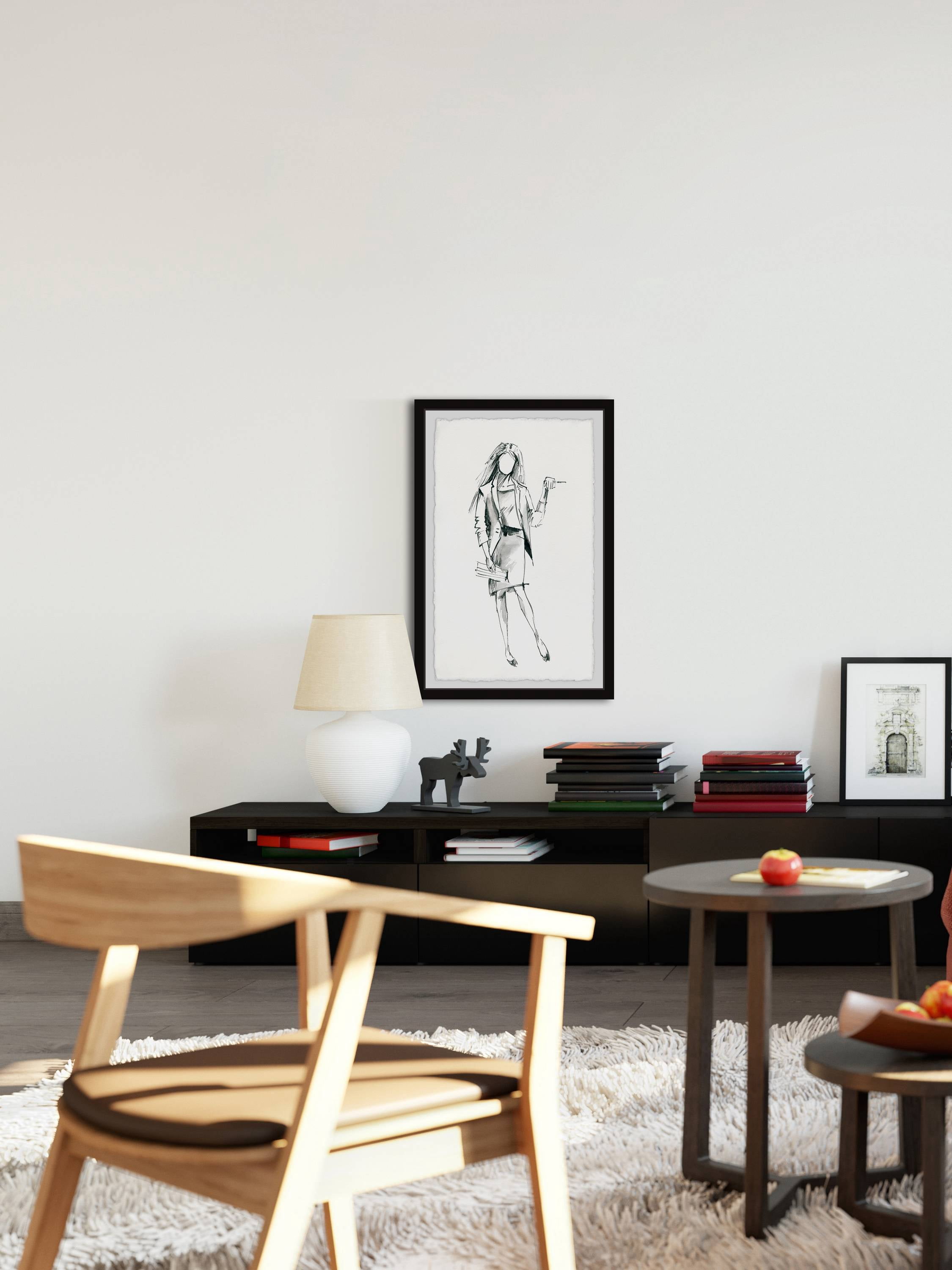 Marmont Hill Office Attire Framed Wall Art, 20.00" x 1.50"