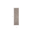 thumbnail image 5 of 3' X 10' Multi-color Wool Hand Loomed Runner Rug, 5 of 5