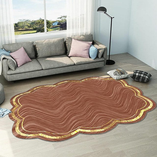 Area Rugs for Living Room Bedroom Washable Rug Modern Geometric Soft Bedside Rug Indoor Carpet