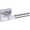 Chrome, variant on Baldwin PVRIDSSR260 Riddling Privacy Door Lever Set - Chrome