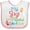 White and Pink, variant on Inktastic Gigi and Papaw Love Me Grandchild Boys or Girls Baby Bib
