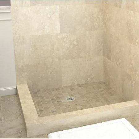 Tile Redi Double Curb Shower Pan Center Drain 4242cdl Pvc Tile Redi Double Curb Shower Pan Center Drain 4242cdl Pvc