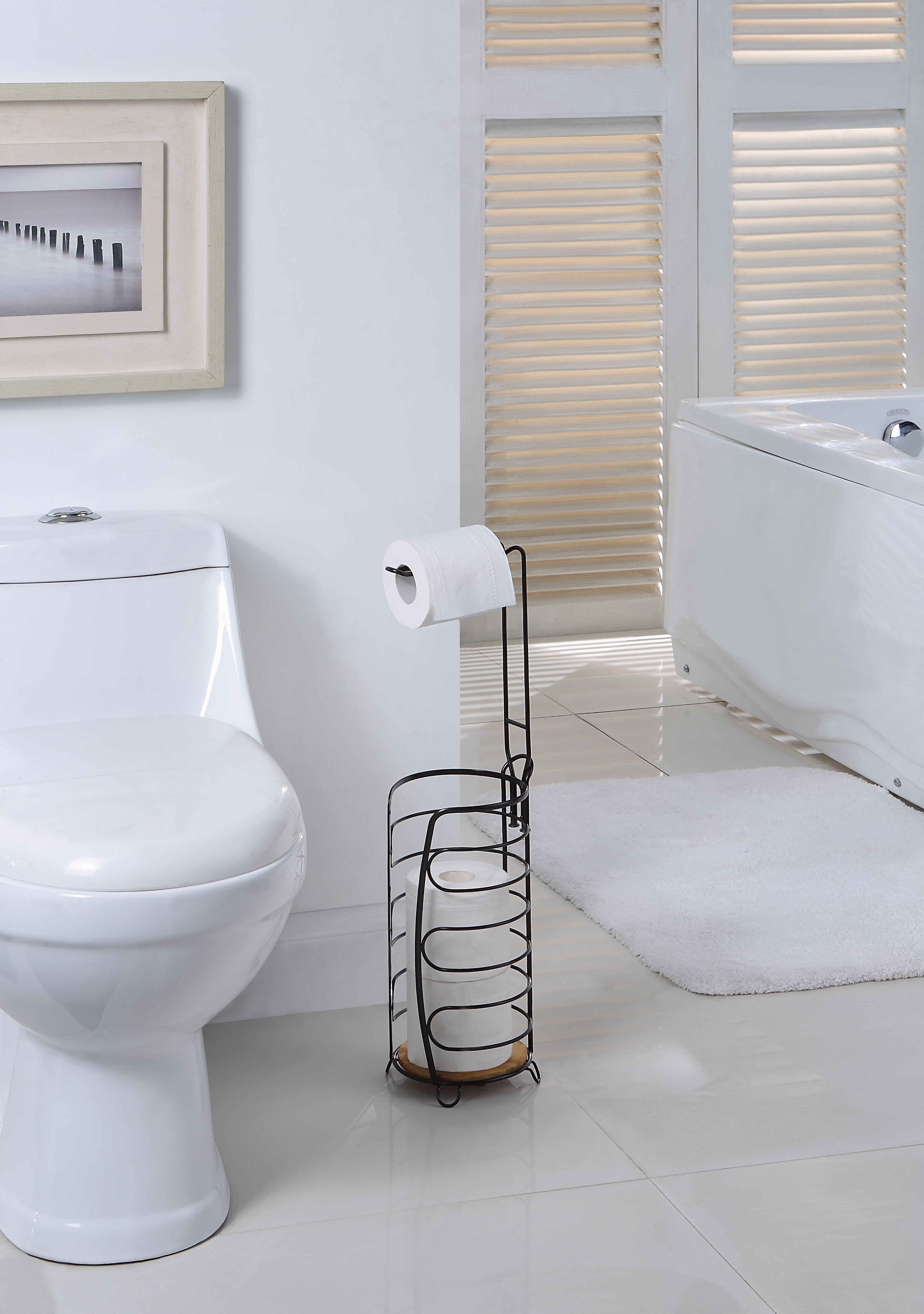 SunnyPoint  Bathroom Toilet Tissue Paper Roll Storage Holder Stand –  LCUS-SunnyPoint