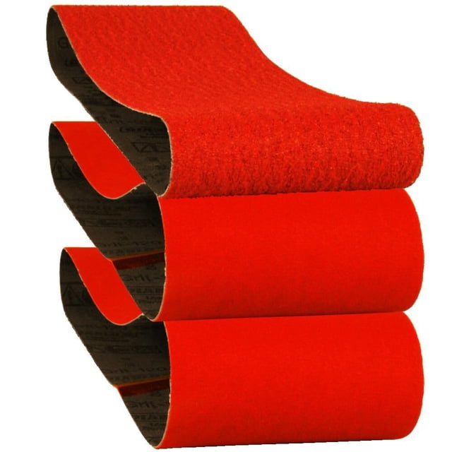 Cinturones de lijado Diablo, 4 x 36 pulgadas, circonio, grano 50/80/120, paquete de 3