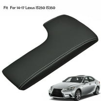 For Lexus I 50 IS350 14-17 Center Console Lid Leather Armrest Cover Gray Stitch Accessories For Vehicles