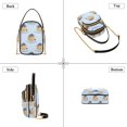 thumbnail image 3 of FORMRS Crossbody Bag for Women Quilted Travel Shoulder Cell Phone Purse with Chain Strap Handbag, Blueberry Pancake Pattern, 3 of 7