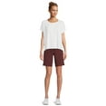 thumbnail image 2 of Athletic Works Women's and Women's Plus French Terry Bermuda Shorts, Sizes XS-4X, 2 of 5