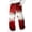 Black, variant on Leidass Mens Christmas Printed Corduroy Pants Elastic Drawstring Waist Loose Straight Leg Full Length Holiday Casual Trousers with Side Pockets Beige 4XL