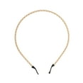 thumbnail image 4 of Unique Bargains 1 Pc Cute Pearl Headbands for Women Gold Tone, 4 of 6